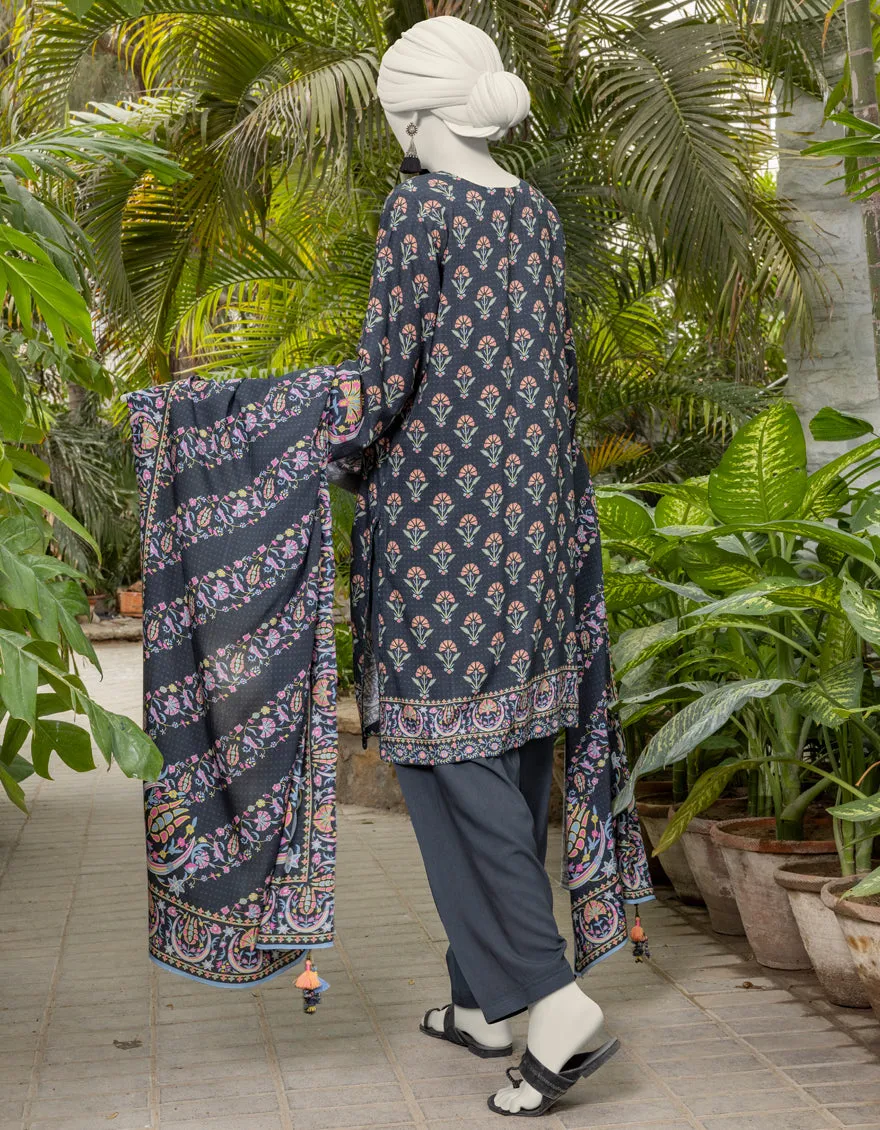 BLACK VISCOSE 3PC UNSTITCHED | JJLS-JPW-CD-04-020 sold by Junaid Jamshed product image thumbnail 2