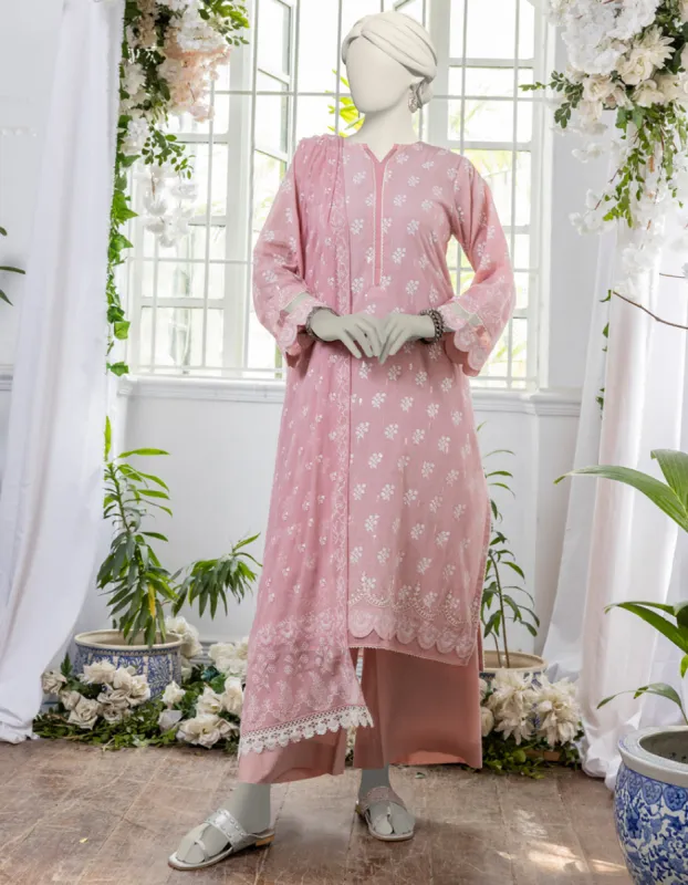 PINK LAWN 3PC UNSTITCHED | JJLS-JPW-CD-04-022 sold by Junaid Jamshed