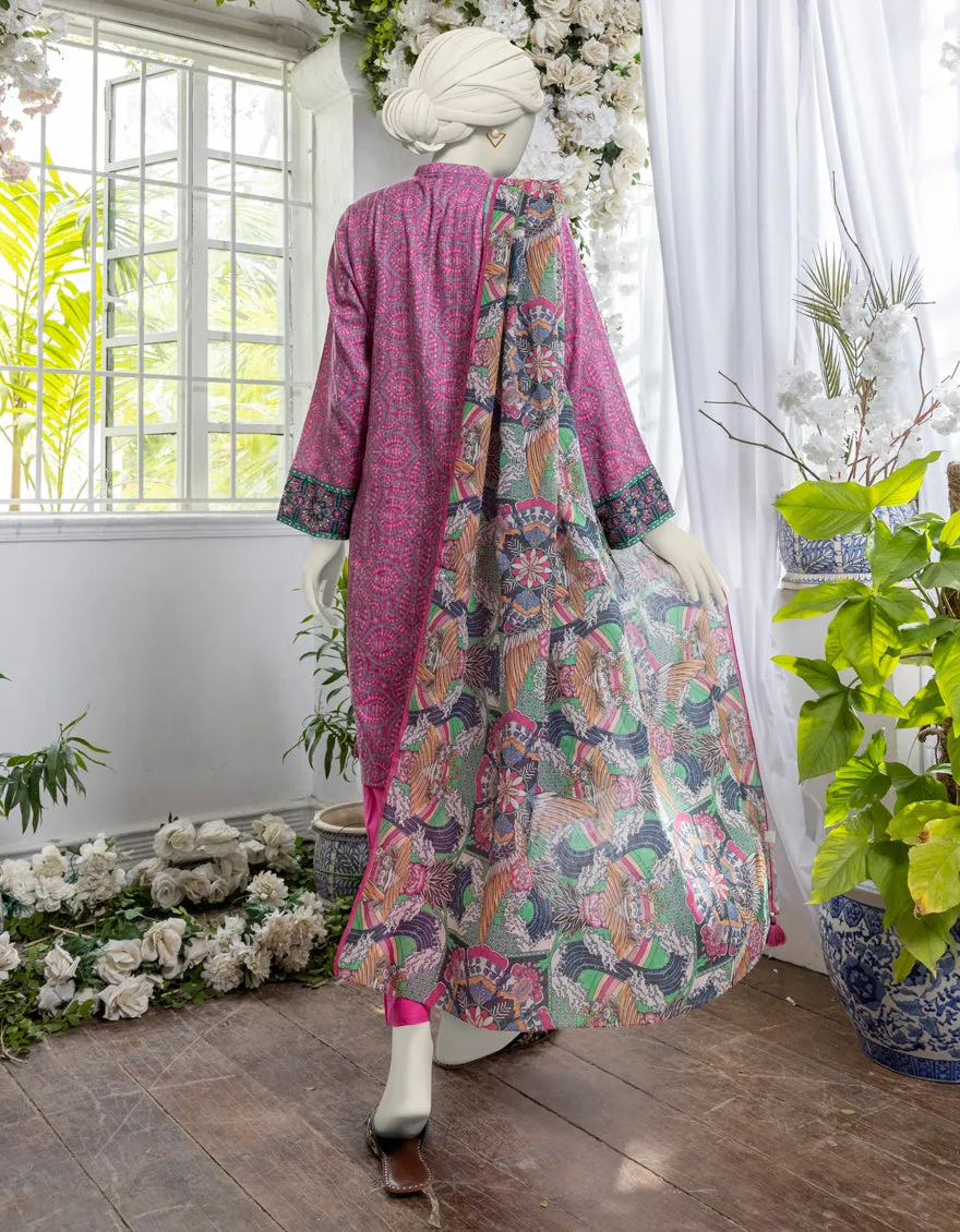 PINK DOBBY 3PC UNSTITCHED | JJLS-JPW-CD-04-028 sold by Junaid Jamshed product image thumbnail 2