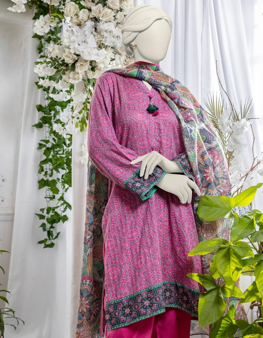 PINK DOBBY 3PC UNSTITCHED | JJLS-JPW-CD-04-028 sold by Junaid Jamshed product image thumbnail 3