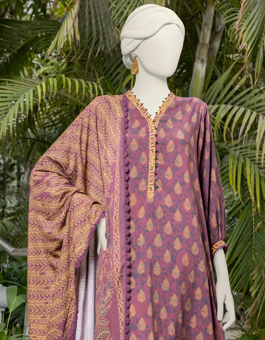 MAROON VISCOSE 3PC UNSTITCHED | JJLS-JPWU-CD-04-047 sold by Junaid Jamshed product image thumbnail 3