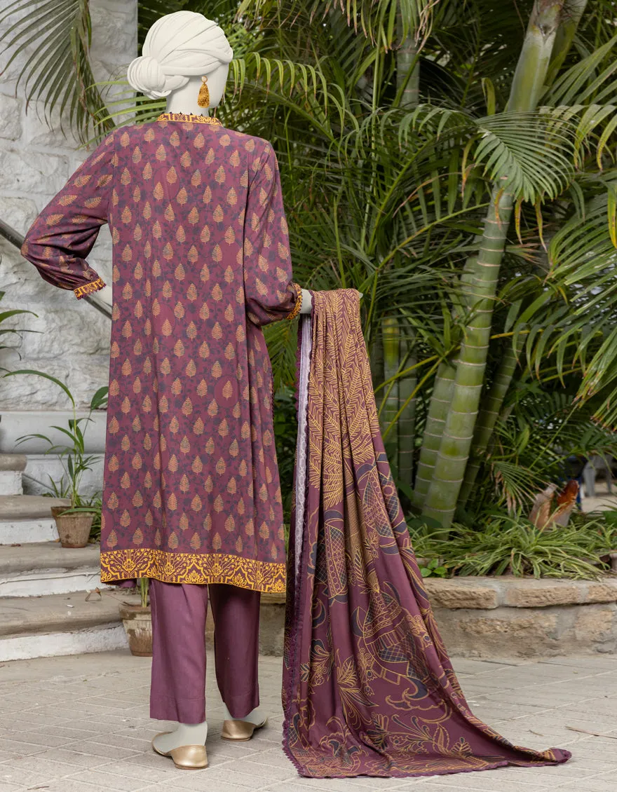 MAROON VISCOSE 3PC UNSTITCHED | JJLS-JPWU-CD-04-047 sold by Junaid Jamshed product image thumbnail 2