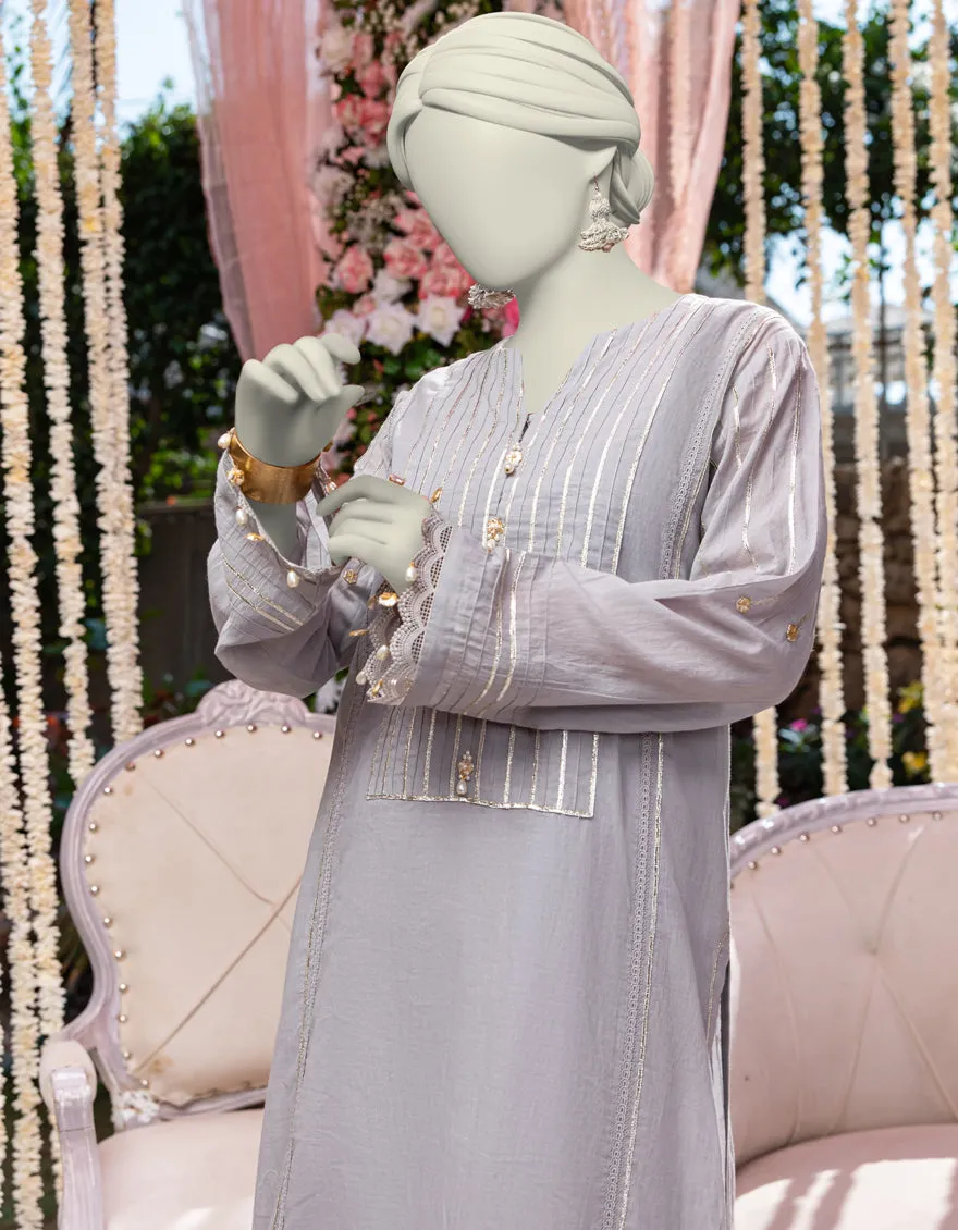 GREY LAWN 2PC STITCHED | JJPW-JW2-CD-04-2036 sold by Junaid Jamshed product image thumbnail 2