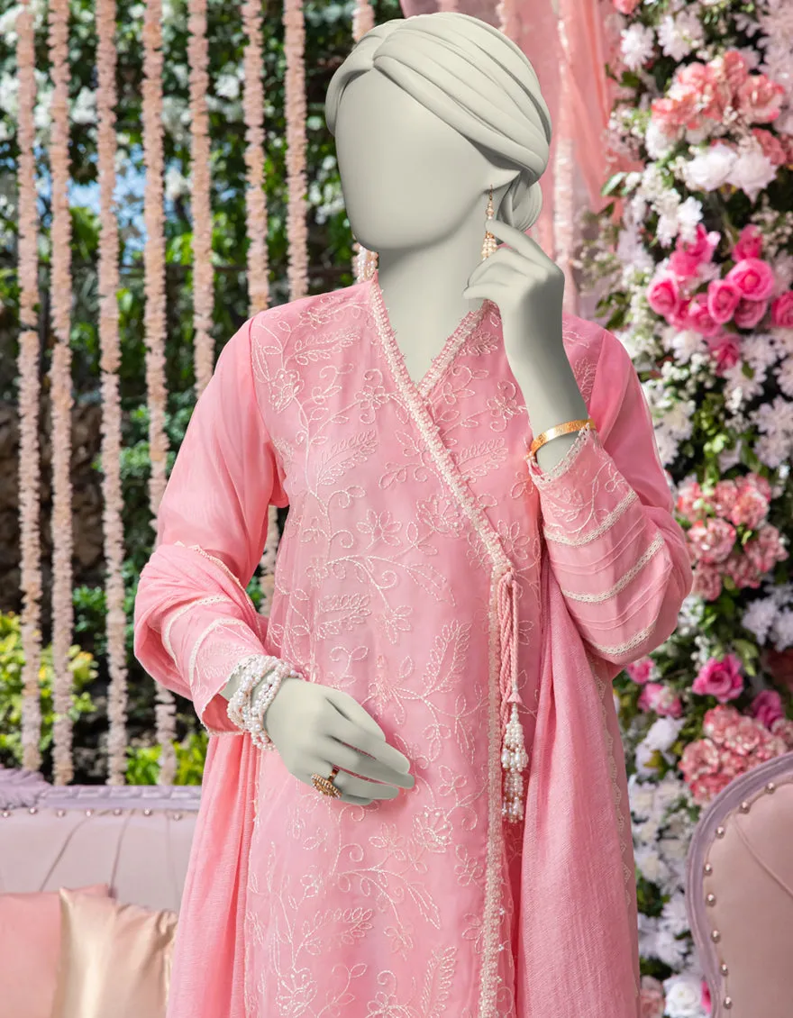 PEACH ORGANZA 3PC STITCHED | JJPW-JW-CD-04-1792 sold by Junaid Jamshed product image thumbnail 2