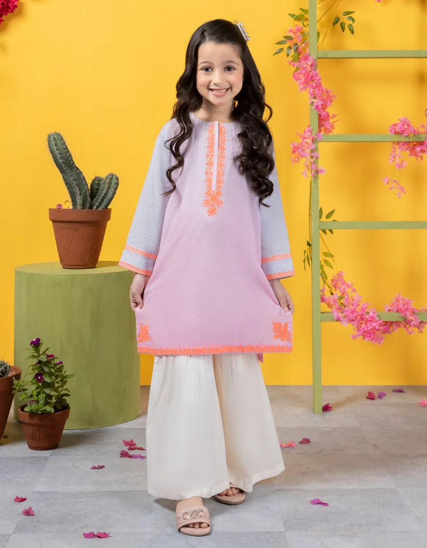 PINK DOBBY KURTI | JGLK-JK-CD-04-6002 sold by Junaid Jamshed