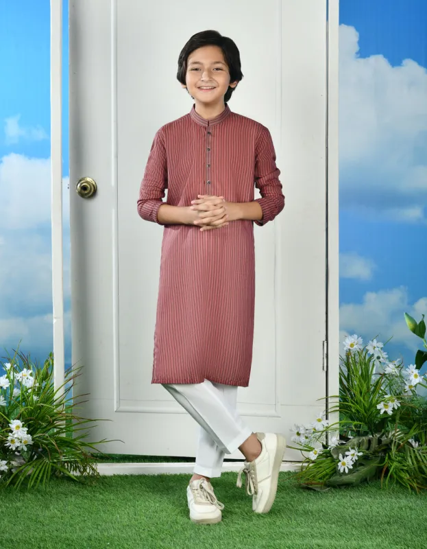 CORAL CVC KURTA | JCK-CD-04-46350 sold by Junaid Jamshed