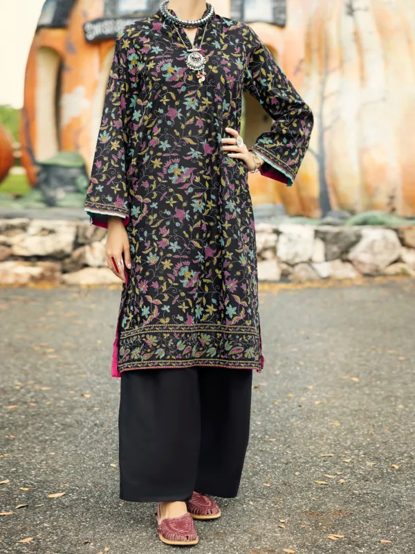BLACK LAWN KURTI | AL-LK-1042/FB-1042A sold by Junaid Jamshed
