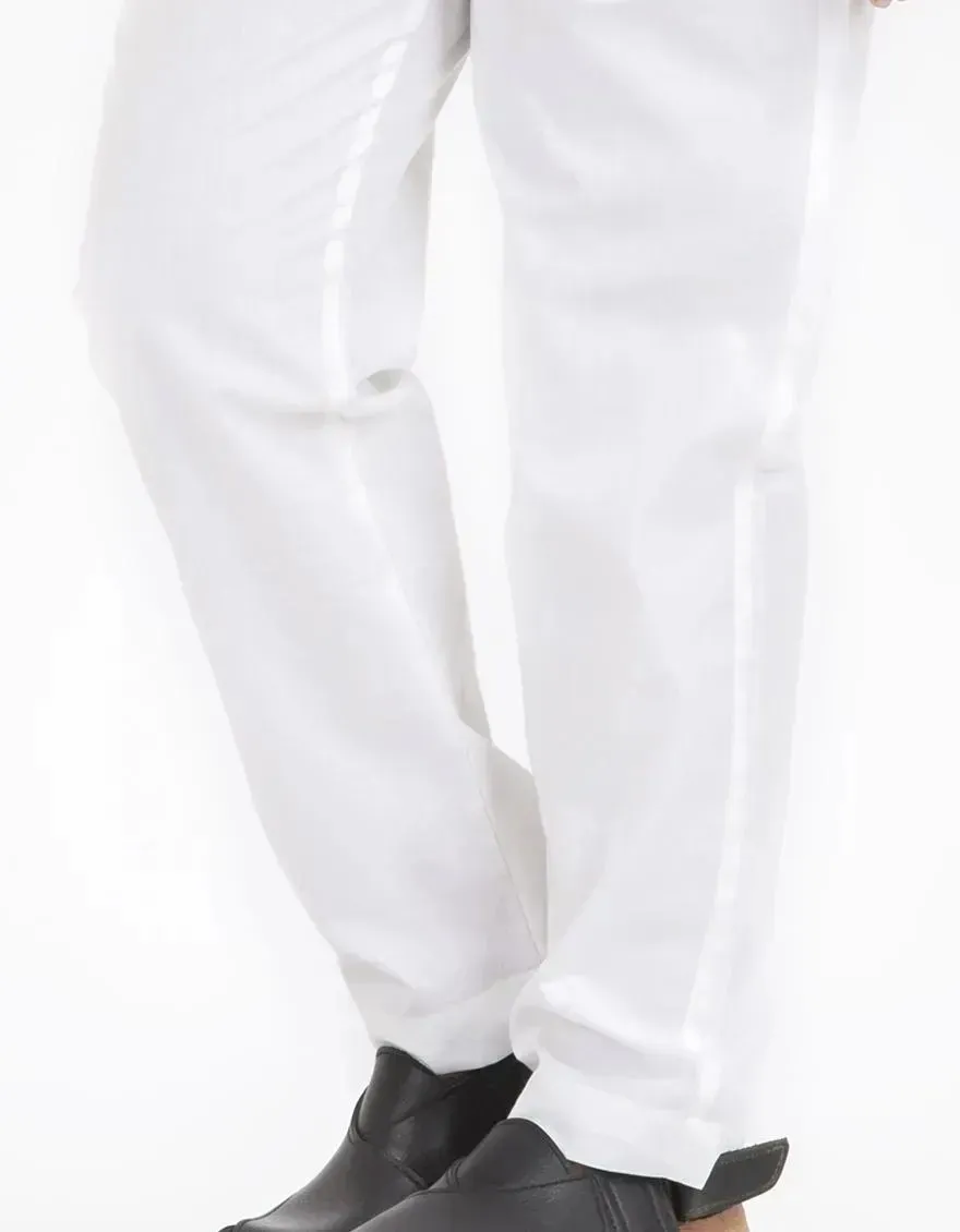 WHITE COTTON TROUSERS | JCP-A-303-R19/S25/JJ9282-PN sold by Junaid Jamshed