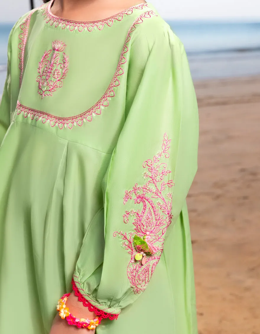 GREEN LAWN KURTI | JGLK-S-JGS-25-2505 FB/ETHNIC-1 sold by Junaid Jamshed product image thumbnail 3