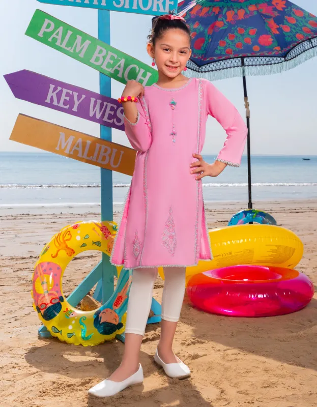 PINK LAWN KURTI | JGLK-S-JGS-25-2506 FB/ETHNIC-2 sold by Junaid Jamshed