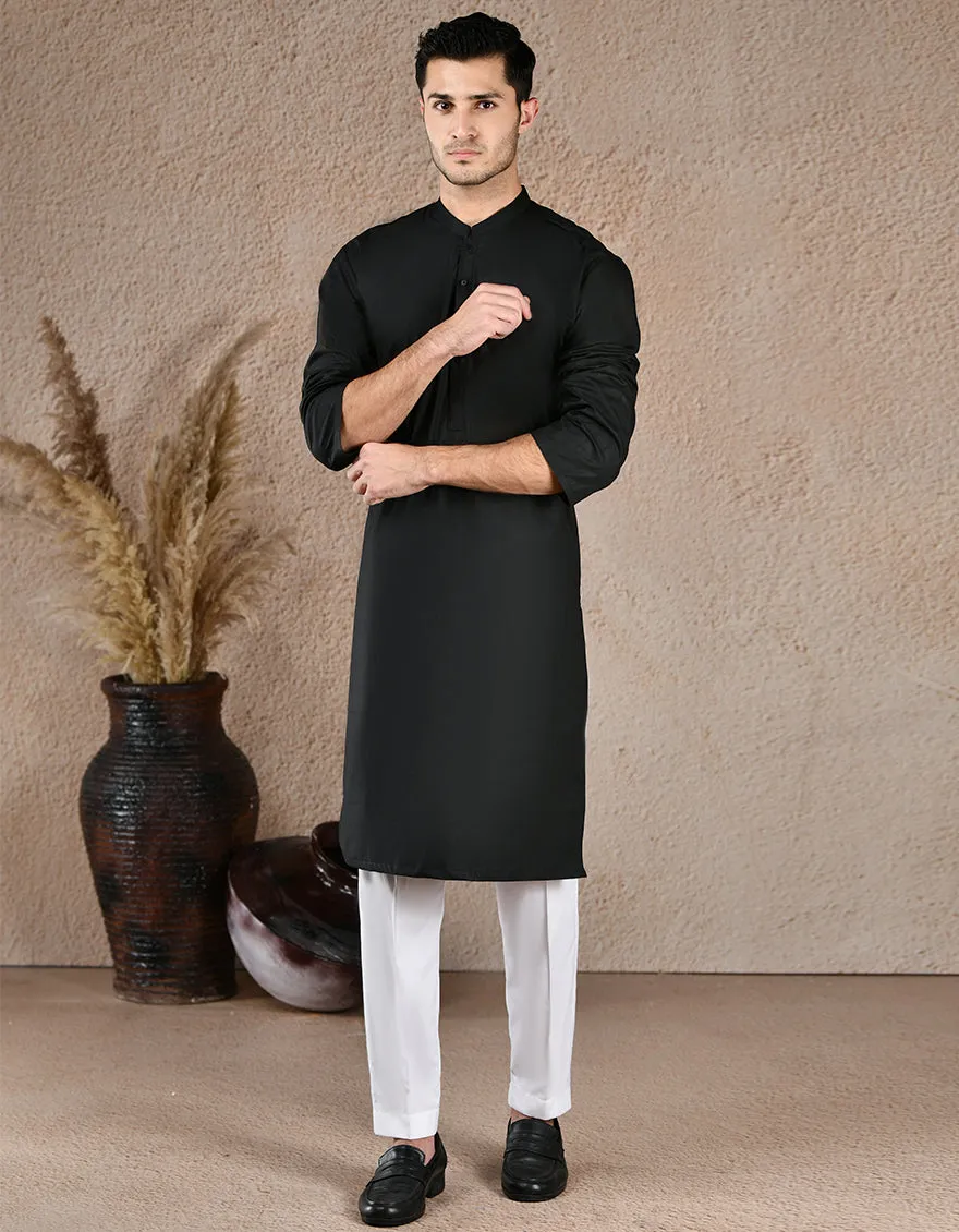 BROWN COTTON KURTA | JJK-S-39309/S25/JJ5252-FL sold by Junaid Jamshed