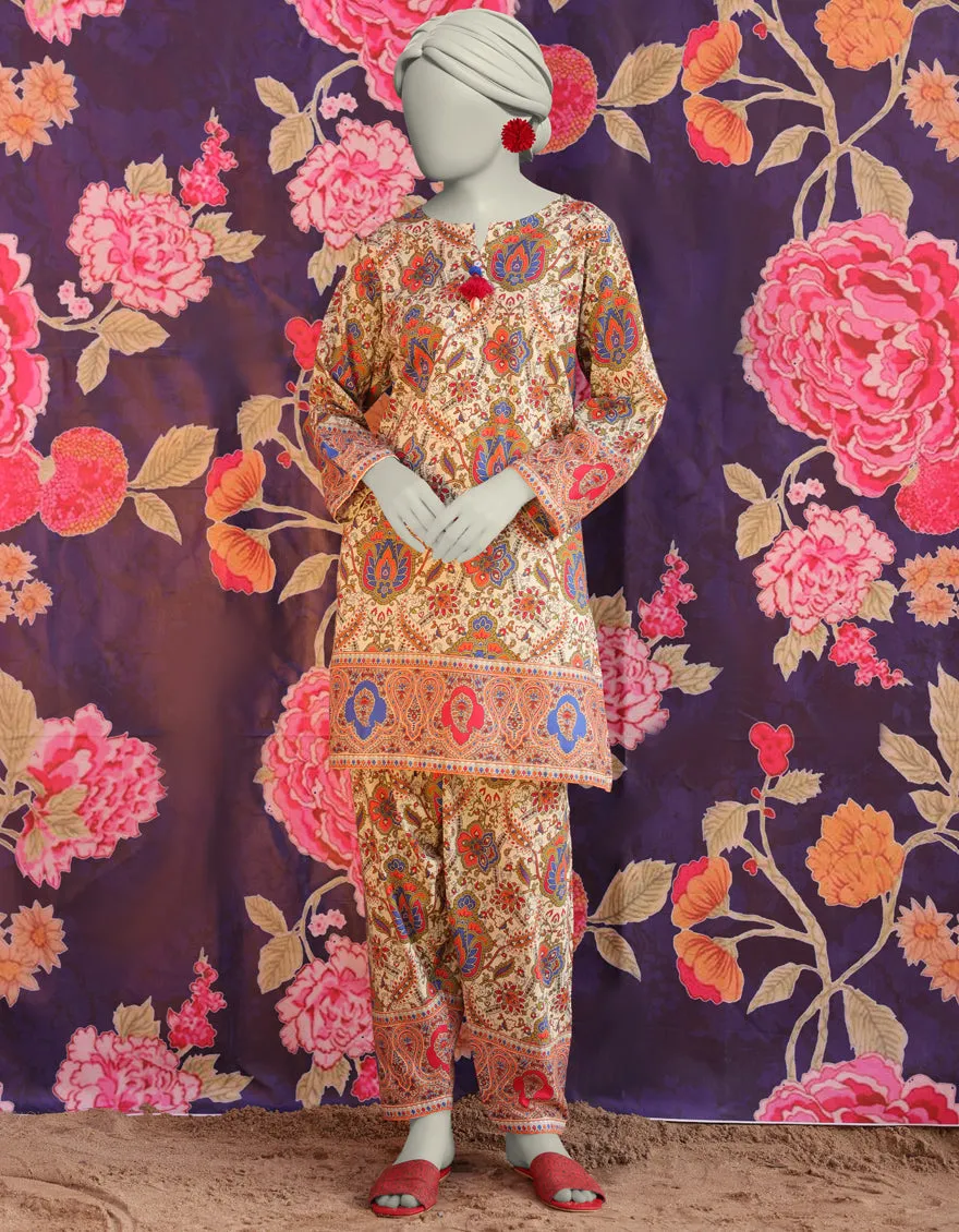 MULTICOLOR LAWN KURTI | JJLK-S-JSS-25-302 FB/ESSENTIALS-02 sold by Junaid Jamshed