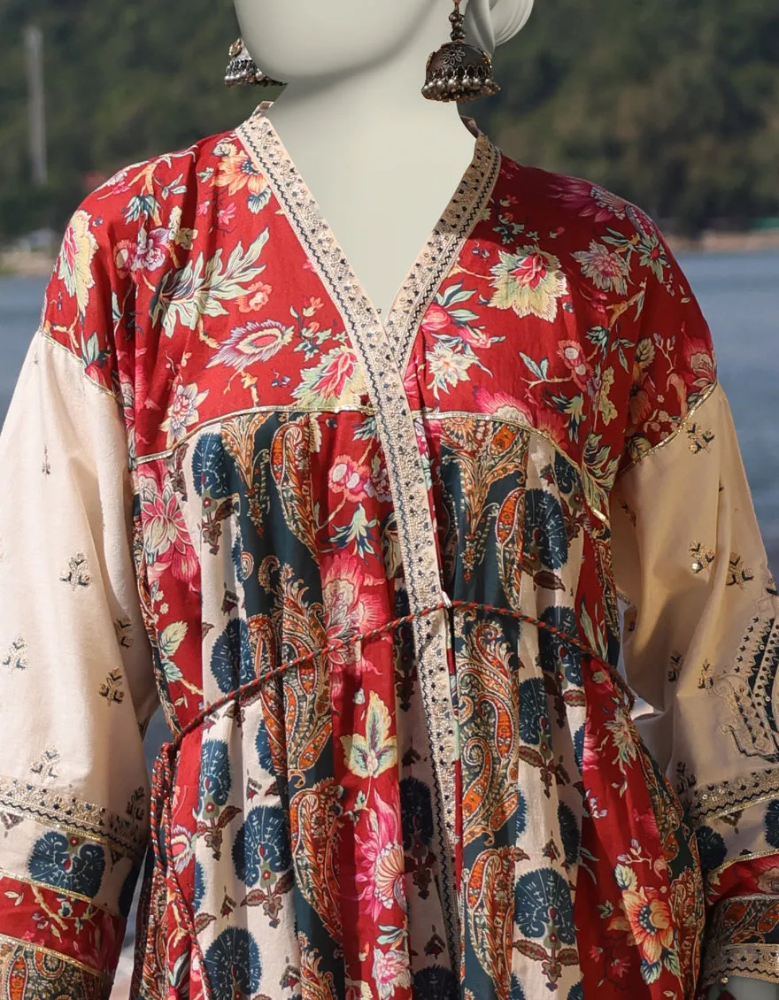 WHITE LAWN 3PC STITCHED | JLAWN-S-25-025/S ETHNIC BOGO-1 sold by Junaid Jamshed product image thumbnail 3