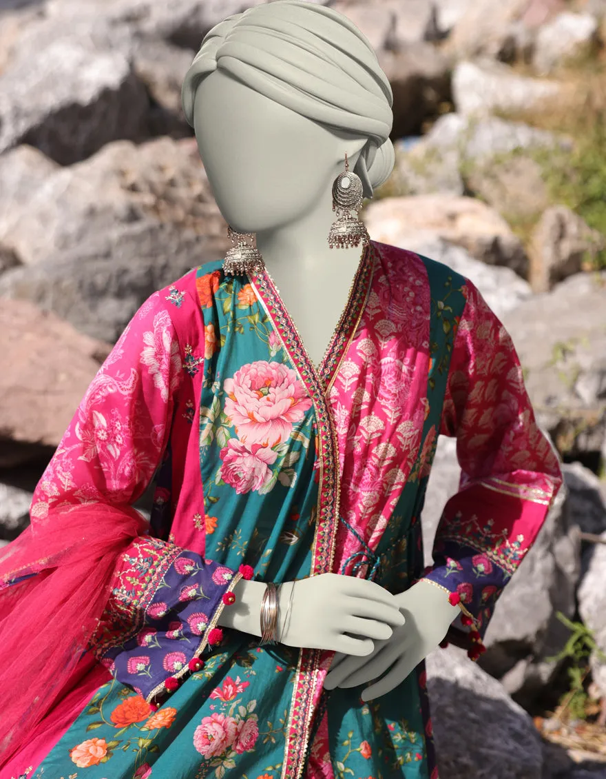 PINK LAWN 3PC STITCHED | JLAWN-S-25-028/S ETHNIC BOGO-4 sold by Junaid Jamshed product image thumbnail 2