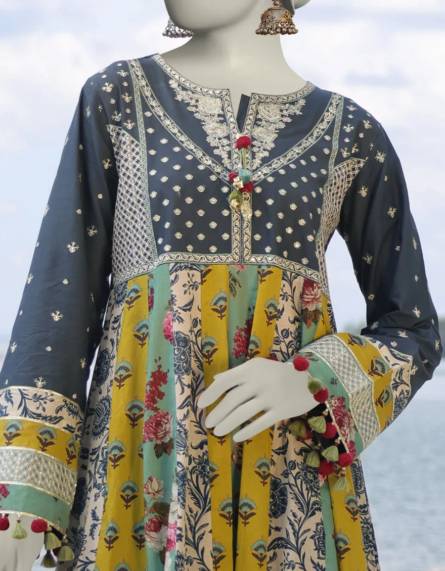 GREY LAWN 3PC STITCHED | JLAWN-S-25-030/S ETHNIC BOGO-6 sold by Junaid Jamshed product image thumbnail 3