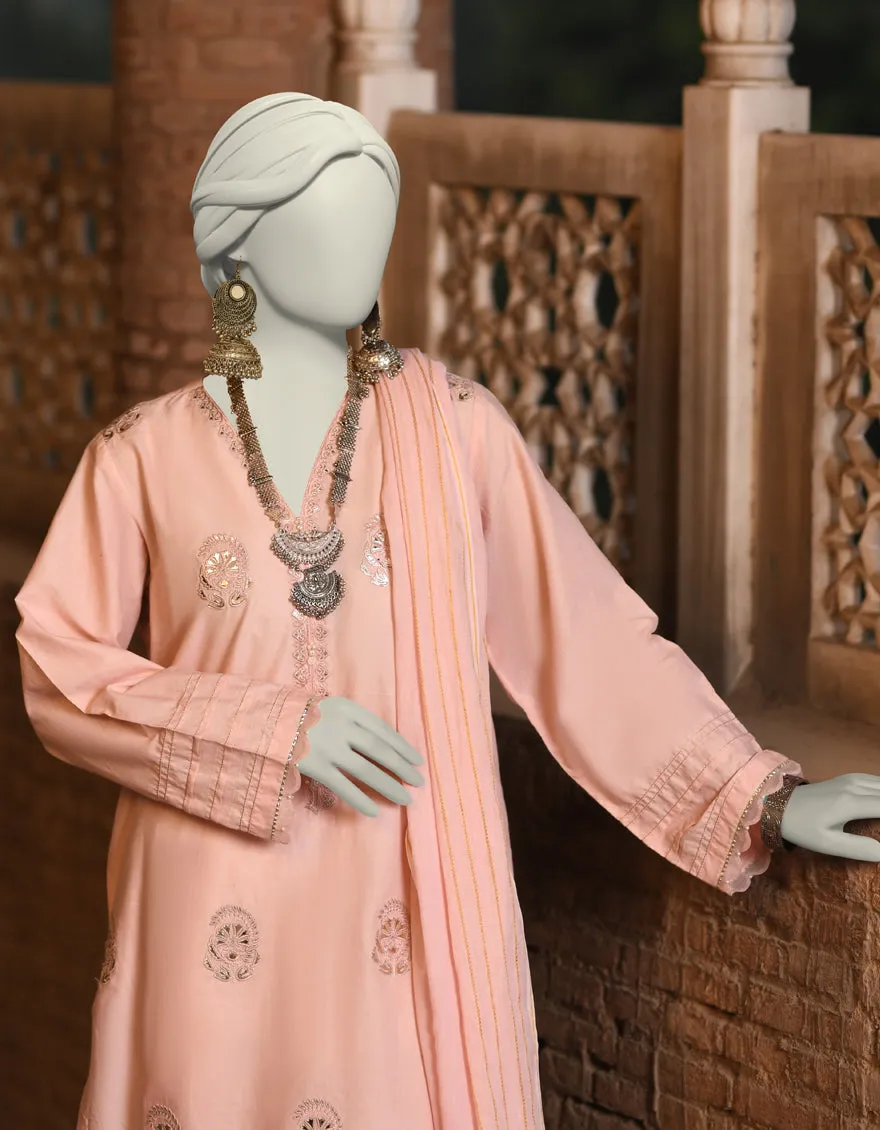 PINK LAWN 3PC STITCHED | JLAWN-S-25-032/S CHAMPA PANI-02 sold by Junaid Jamshed product image thumbnail 2
