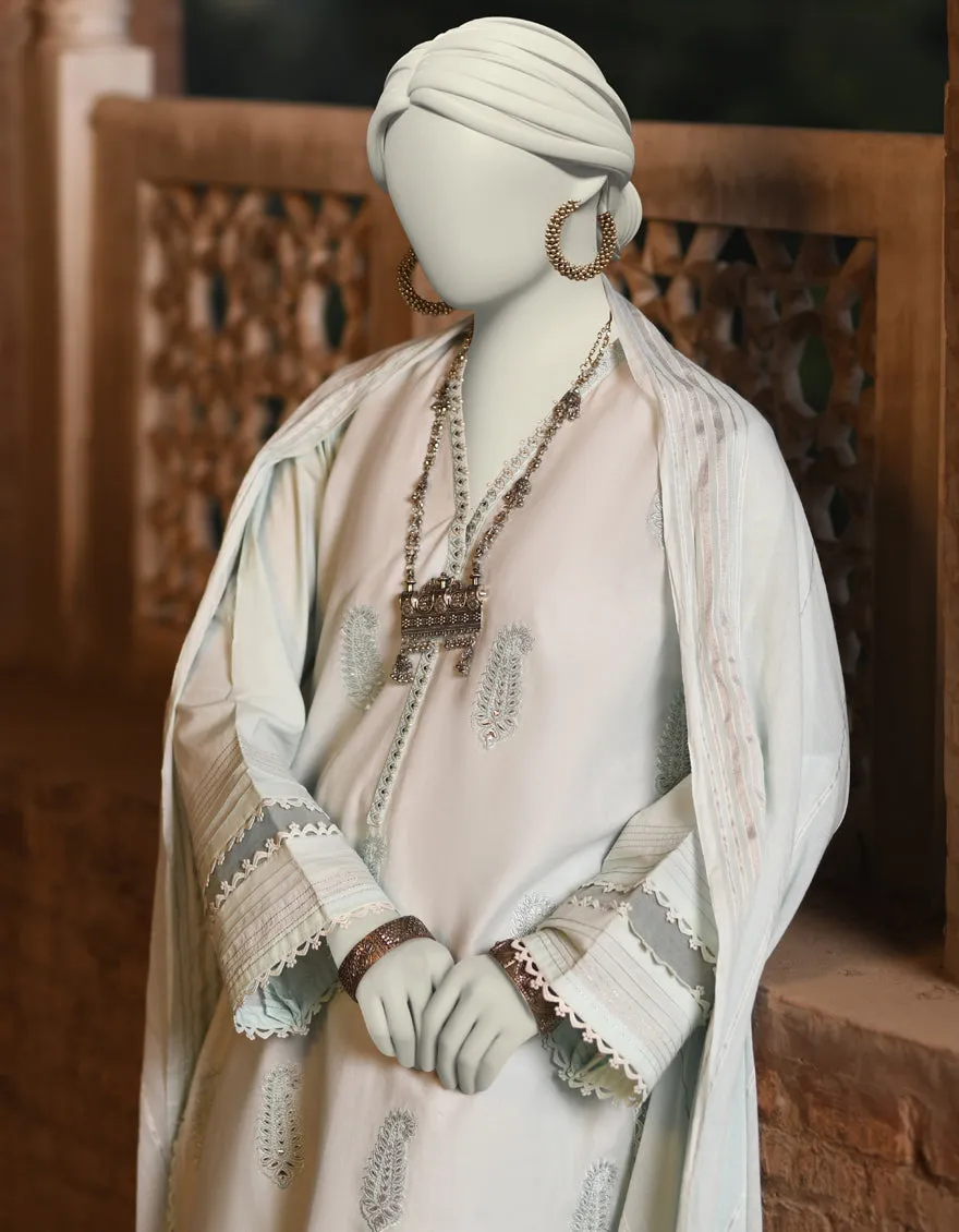 BLUE LAWN 3PC STITCHED | JLAWN-S-25-034/S CHAMPA PANI-4 sold by Junaid Jamshed product image thumbnail 2