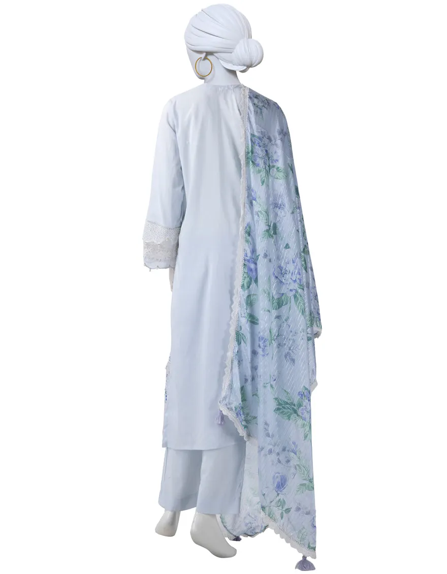 PURPLE LAWN 3PC UNSTITCHED | JLAWN-S-25-823 LUXE-A-3 sold by Junaid Jamshed product image thumbnail 3