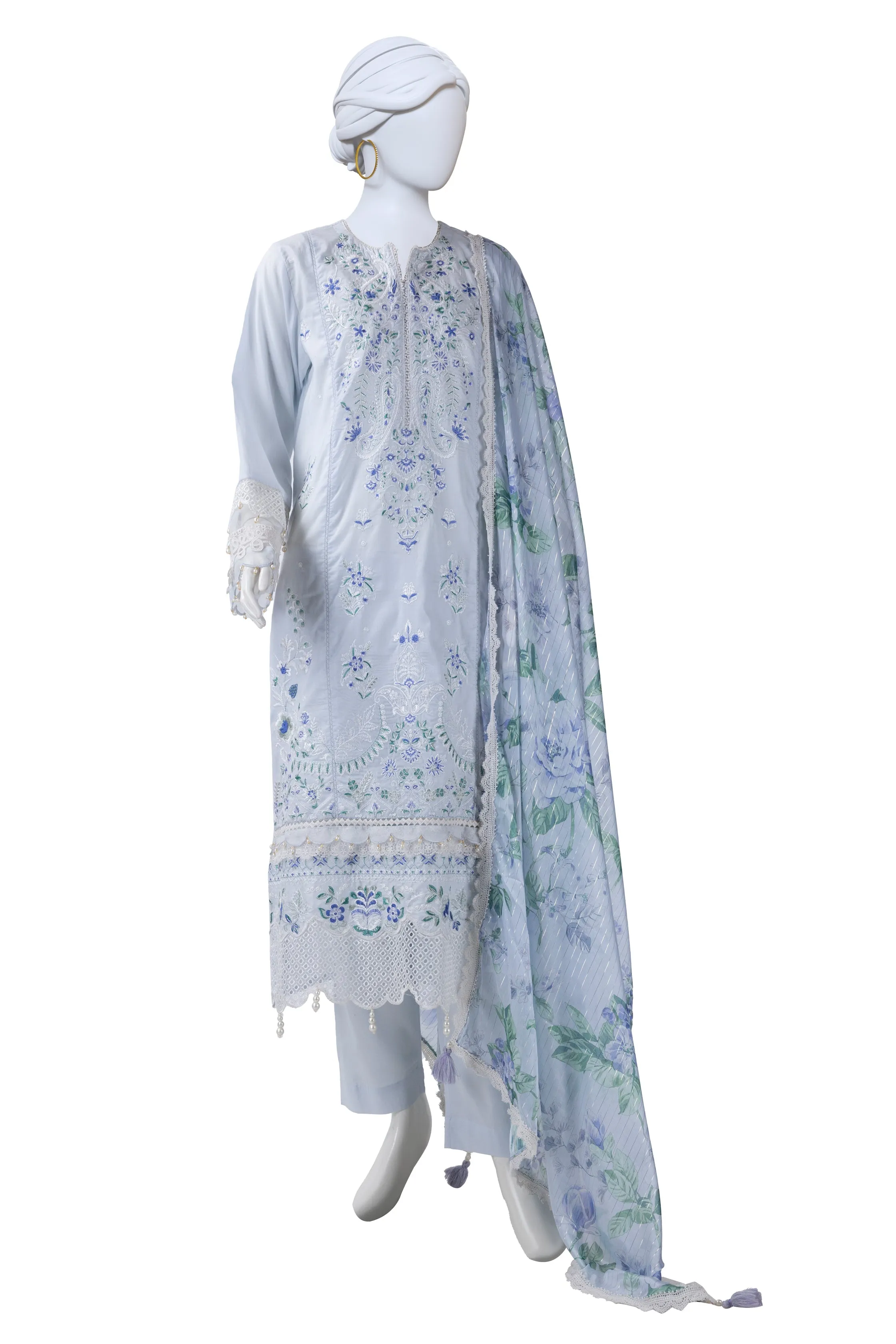 PURPLE LAWN 3PC STITCHED | JLAWN-S-25-823/S LUXE-A-03 sold by Junaid Jamshed
