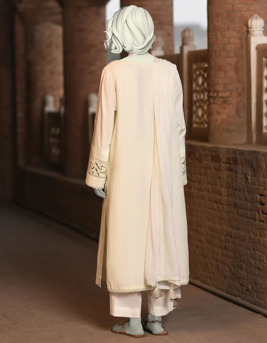 GREEN DOBBY 2PC STITCHED | JLAWN-S-JDS-25-1007/S RALLI-03 sold by Junaid Jamshed product image thumbnail 2