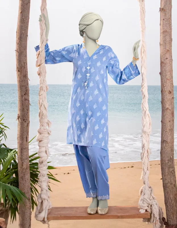 MULTICOLOR LAWN 2PC UNSTITCHED | JLAWN-S-JST-25-2046 FB/FLORA-6 sold by Junaid Jamshed