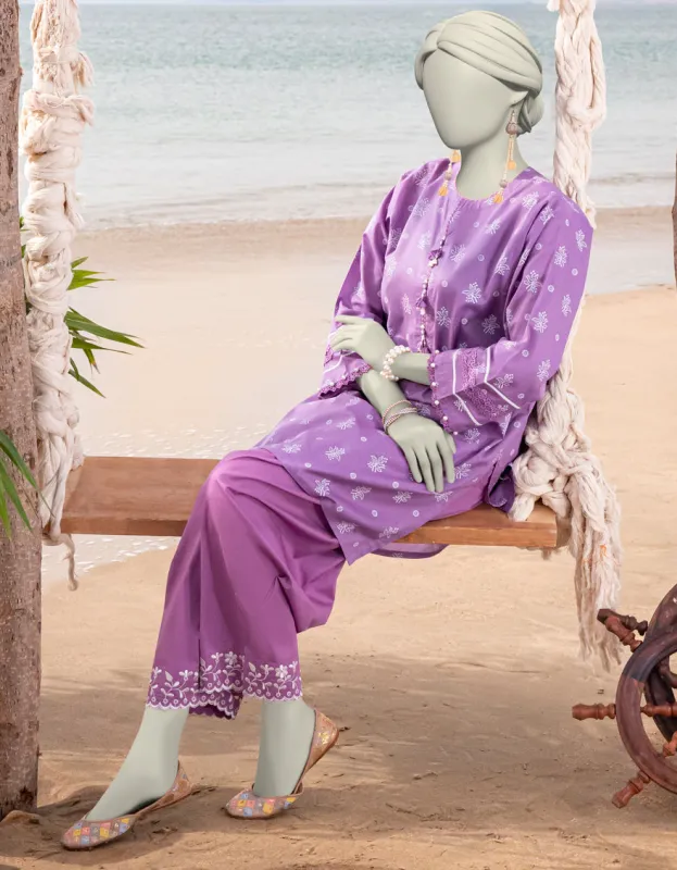 MULTICOLOR LAWN 2PC UNSTITCHED | JLAWN-S-JST-25-2047 FB/FLORA-7 sold by Junaid Jamshed