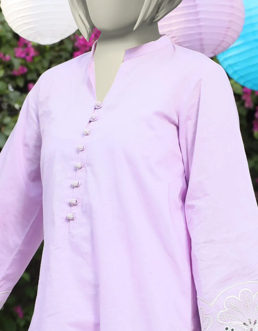 PURPLE LAWN KURTI | JYGK-S-JTS-25-4031 FB/PASTEL-01 sold by Junaid Jamshed product image thumbnail 2