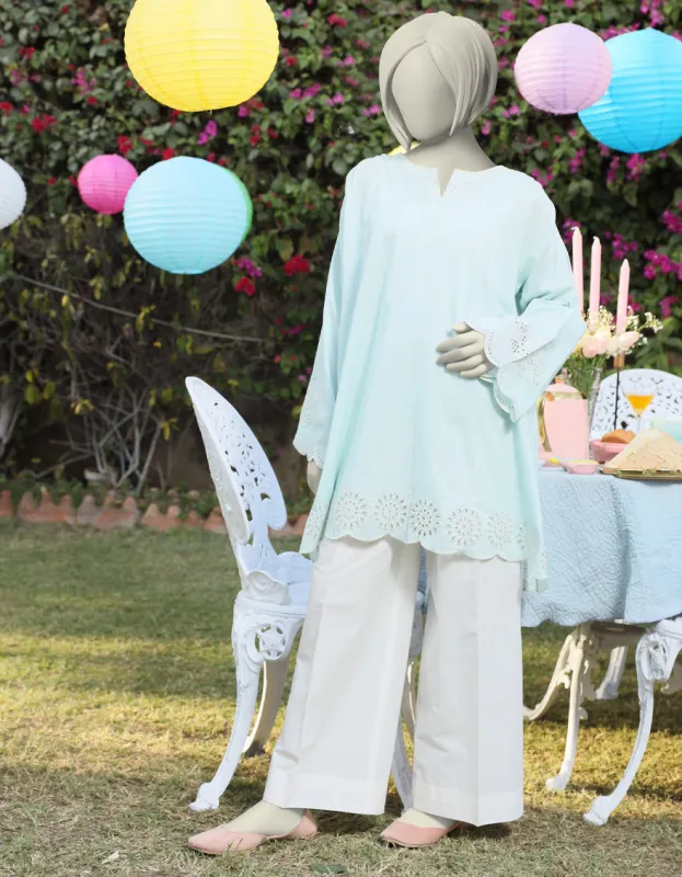 GREEN LAWN KURTI | JYGK-S-JTS-25-4032 FB/PASTEL-02 sold by Junaid Jamshed