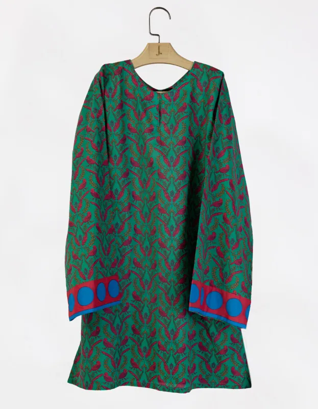 GREEN LAWN KURTI | JYGK-S-JTS-25-4042 FB/ESSENTIAL-0T-13 sold by Junaid Jamshed