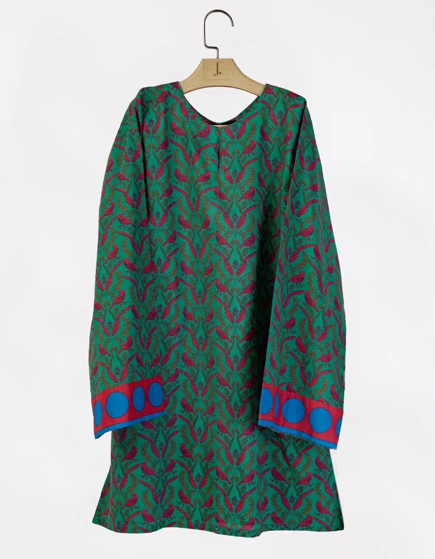 GREEN LAWN KURTI | JYGK-S-JTS-25-4042 FB/ESSENTIAL-0T-13 sold by Junaid Jamshed