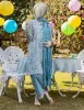 BLUE LAWN 3PC STITCHED | JGK-JTP-CD-05-602 sold by Junaid Jamshed