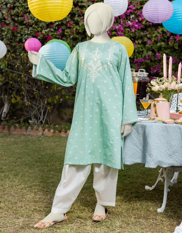 GREEN LAWN KURTI | JYGK-JTS-CD-05-4016 sold by Junaid Jamshed