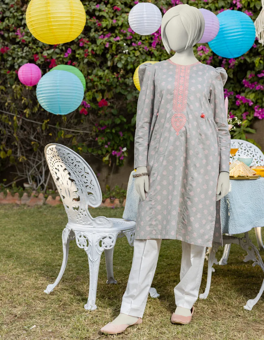 GREY LAWN KURTI | JYGK-JTS-CD-05-4017 sold by Junaid Jamshed