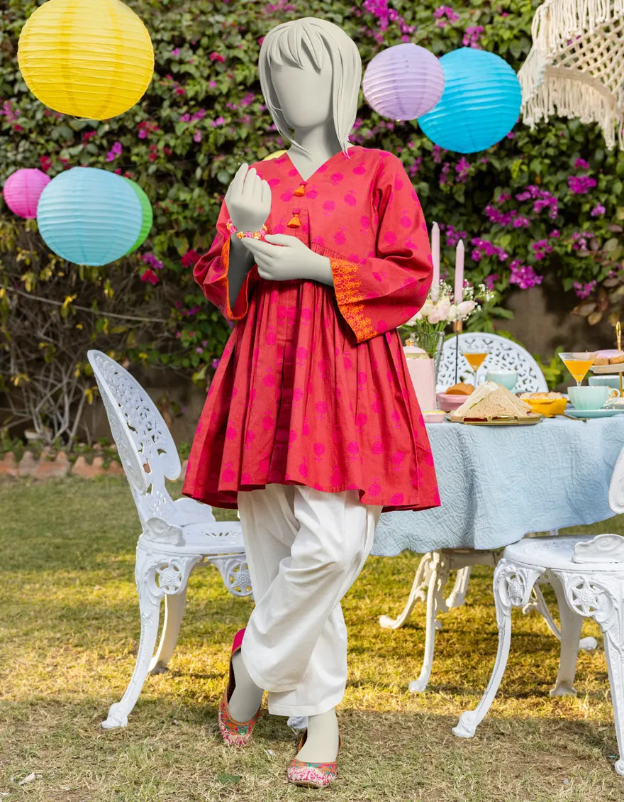 MAROON LAWN KURTI | JYGK-JTS-CD-05-4018 sold by Junaid Jamshed