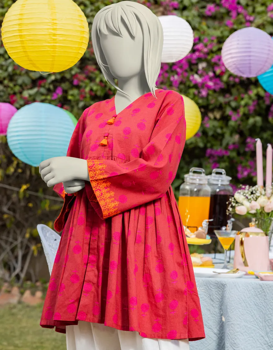 MAROON LAWN KURTI | JYGK-JTS-CD-05-4018 sold by Junaid Jamshed product image thumbnail 2