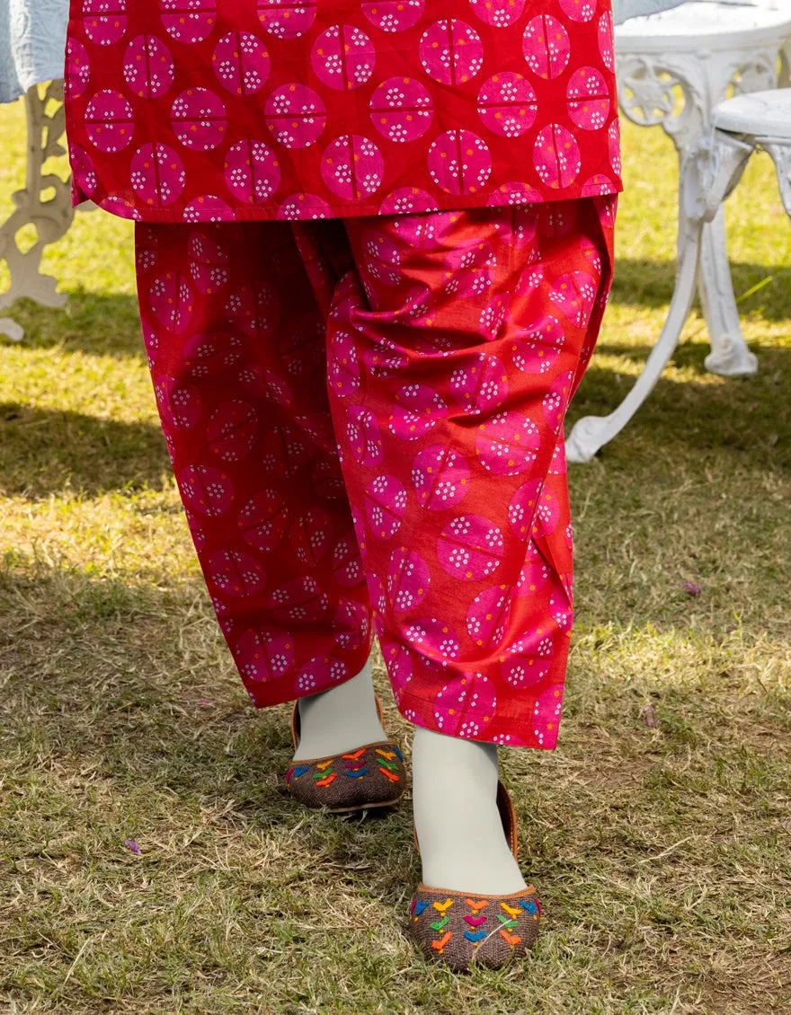 RED LAWN TROUSERS | JGT-JTT-CD-05-4002 sold by Junaid Jamshed