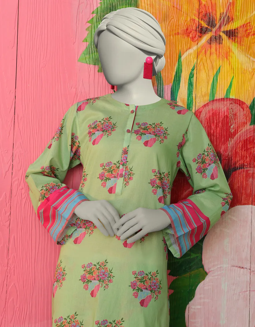 GREEN LAWN KURTI | JJLK-JSS-CD-05-308 sold by Junaid Jamshed product image thumbnail 2