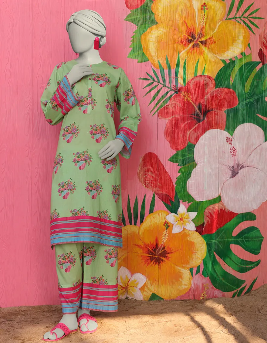 GREEN LAWN KURTI | JJLK-JSS-CD-05-308 sold by Junaid Jamshed