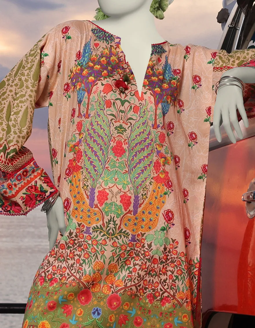 GREEN DIGITAL KURTI | JJLK-JSS-CD-05-328 sold by Junaid Jamshed product image thumbnail 3