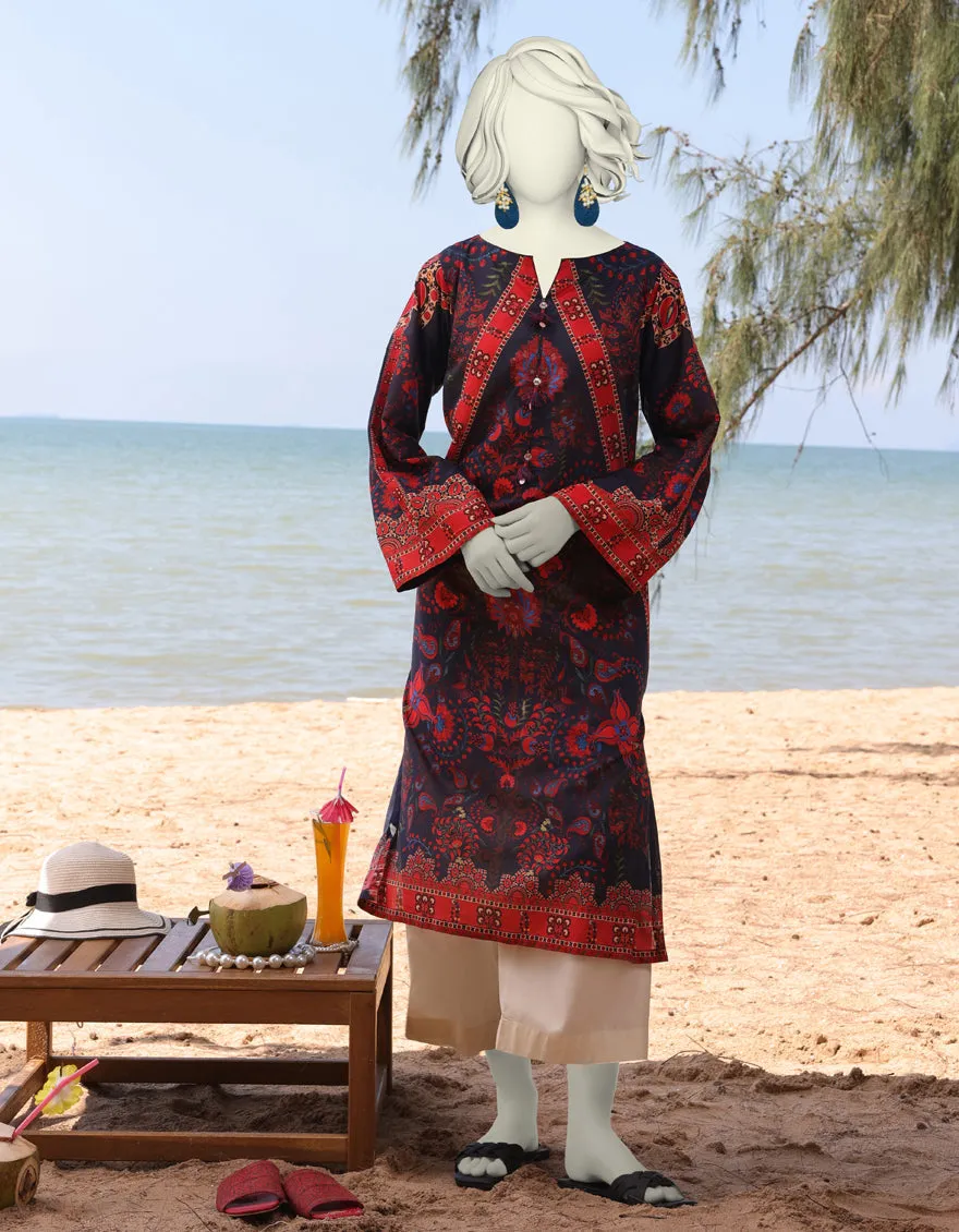 BLUE DIGITAL KURTI | JJLK-JSS-CD-05-331 sold by Junaid Jamshed