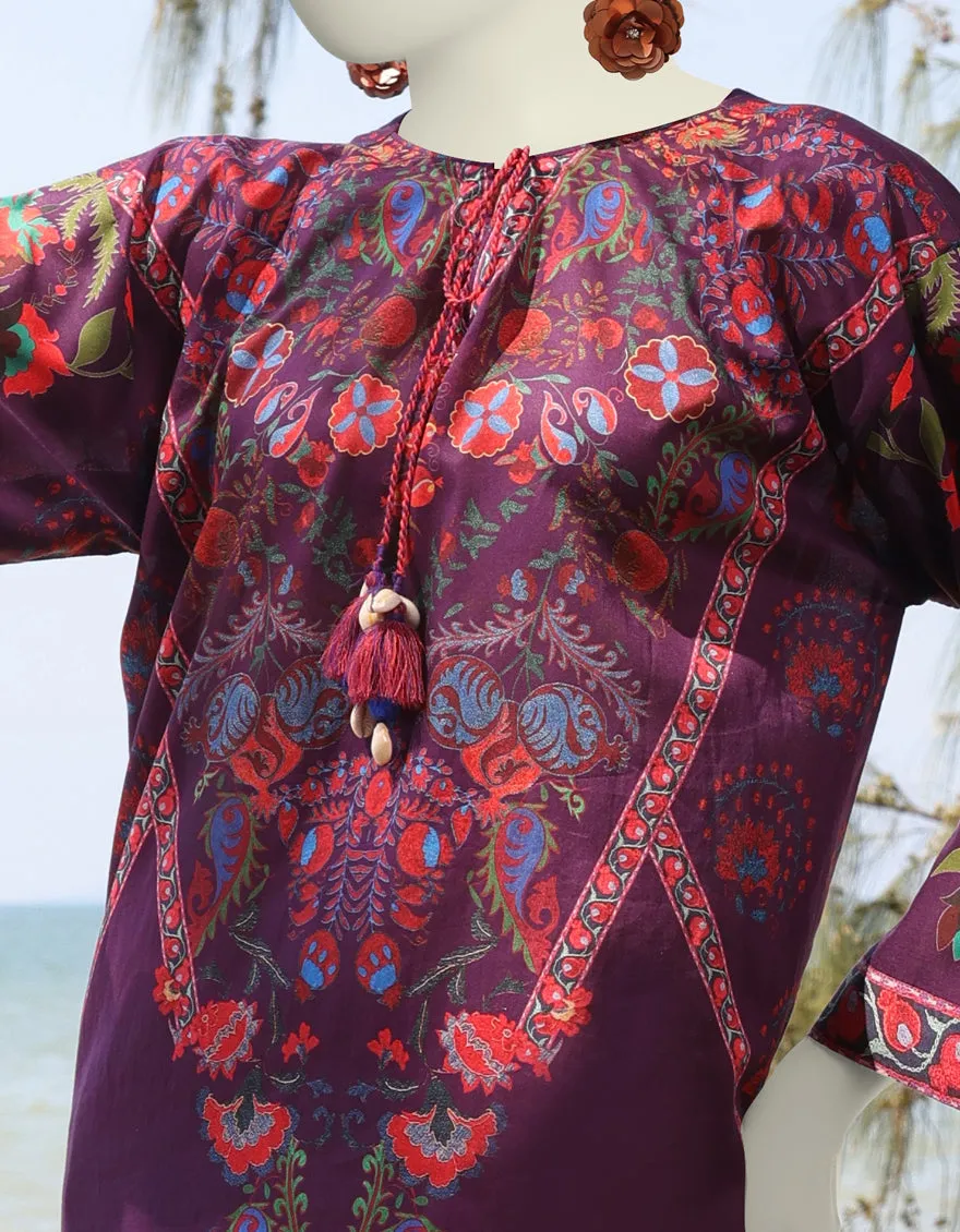 PURPLE DIGITAL KURTI | JJLK-JSS-CD-05-332 sold by Junaid Jamshed product image thumbnail 3