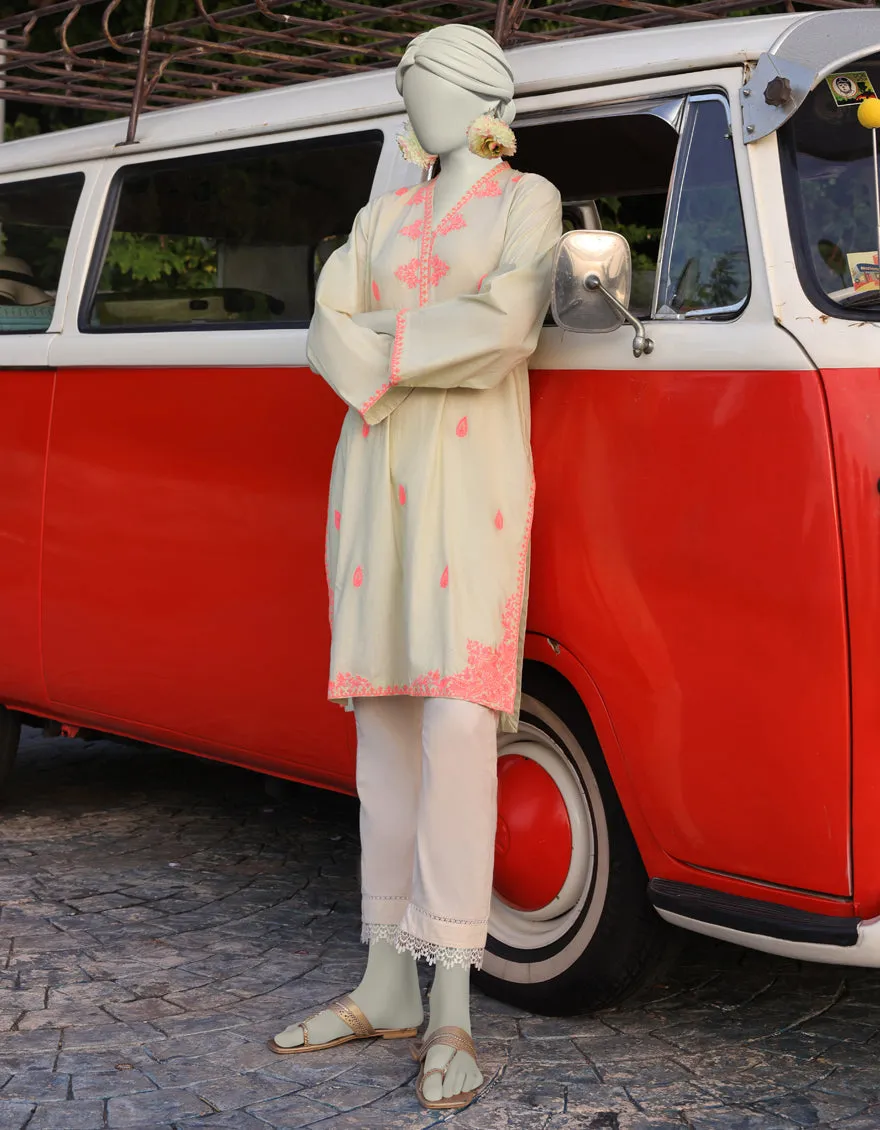 GREEN LAWN KURTI | JJLK-JSS-CD-05-351 sold by Junaid Jamshed