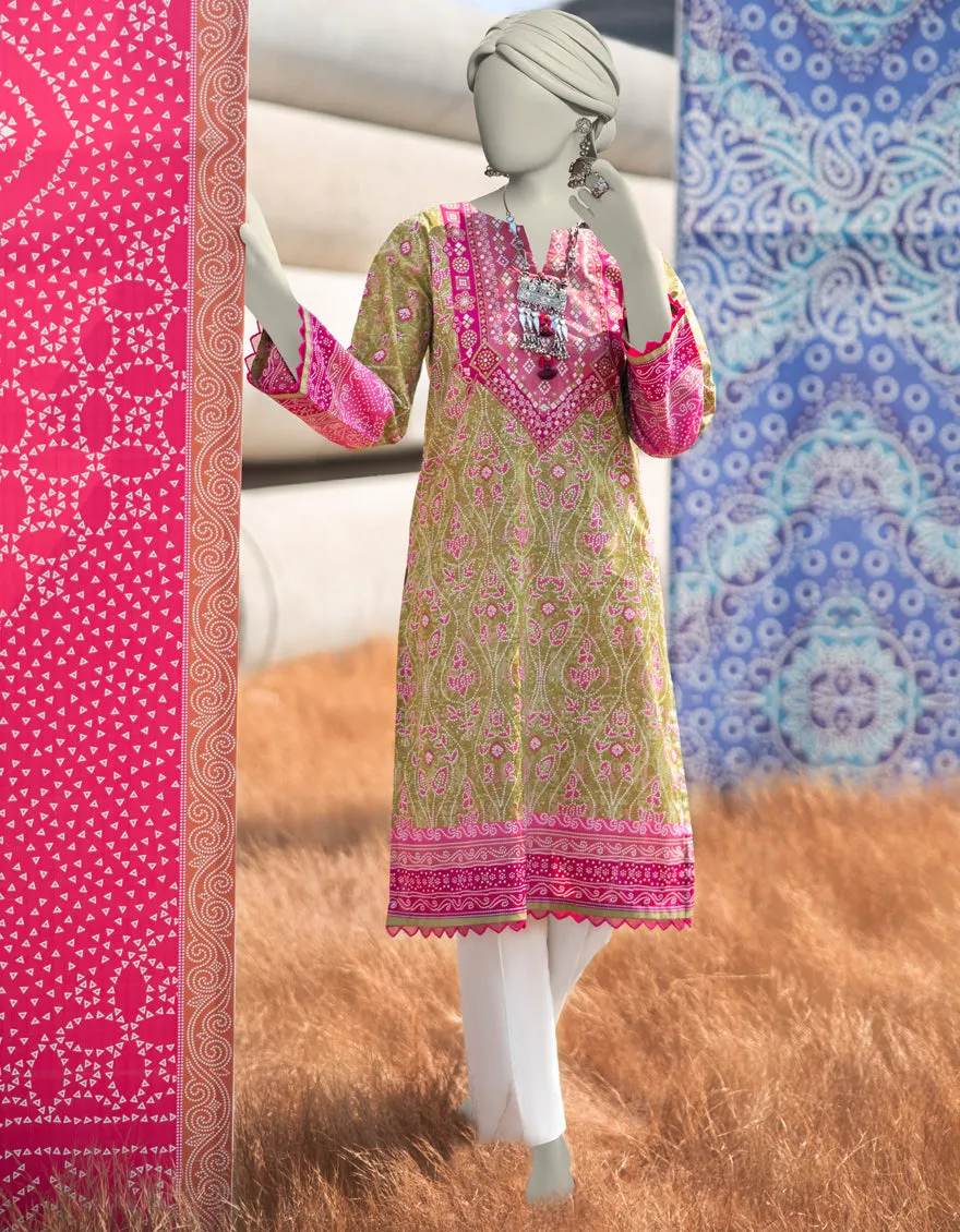 GREEN LAWN KURTI | JJLK-JSS-CD-05-353 sold by Junaid Jamshed
