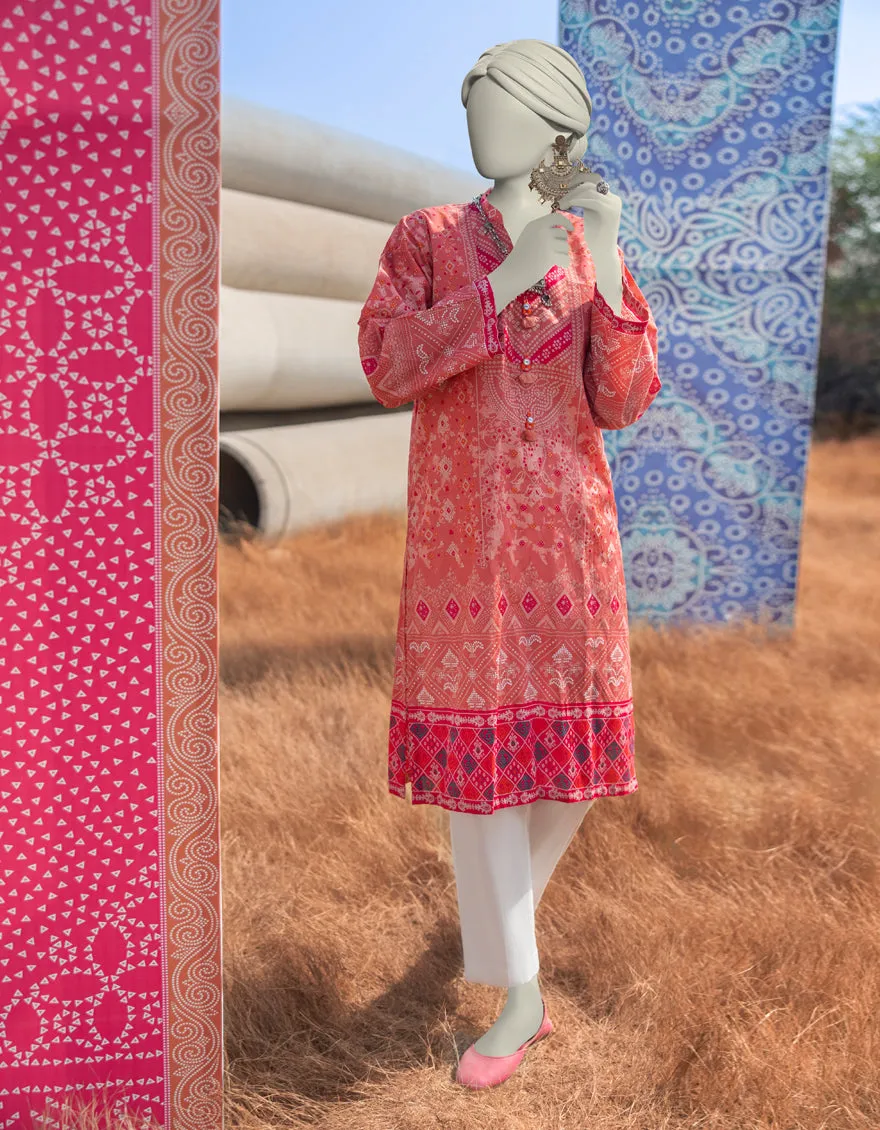 PINK LAWN KURTI | JJLK-JSS-CD-05-356 sold by Junaid Jamshed