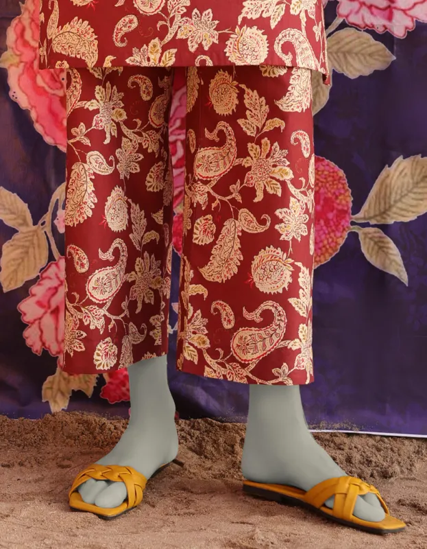 BROWN LAWN TROUSERS | JJLT-CD-05-305 sold by Junaid Jamshed