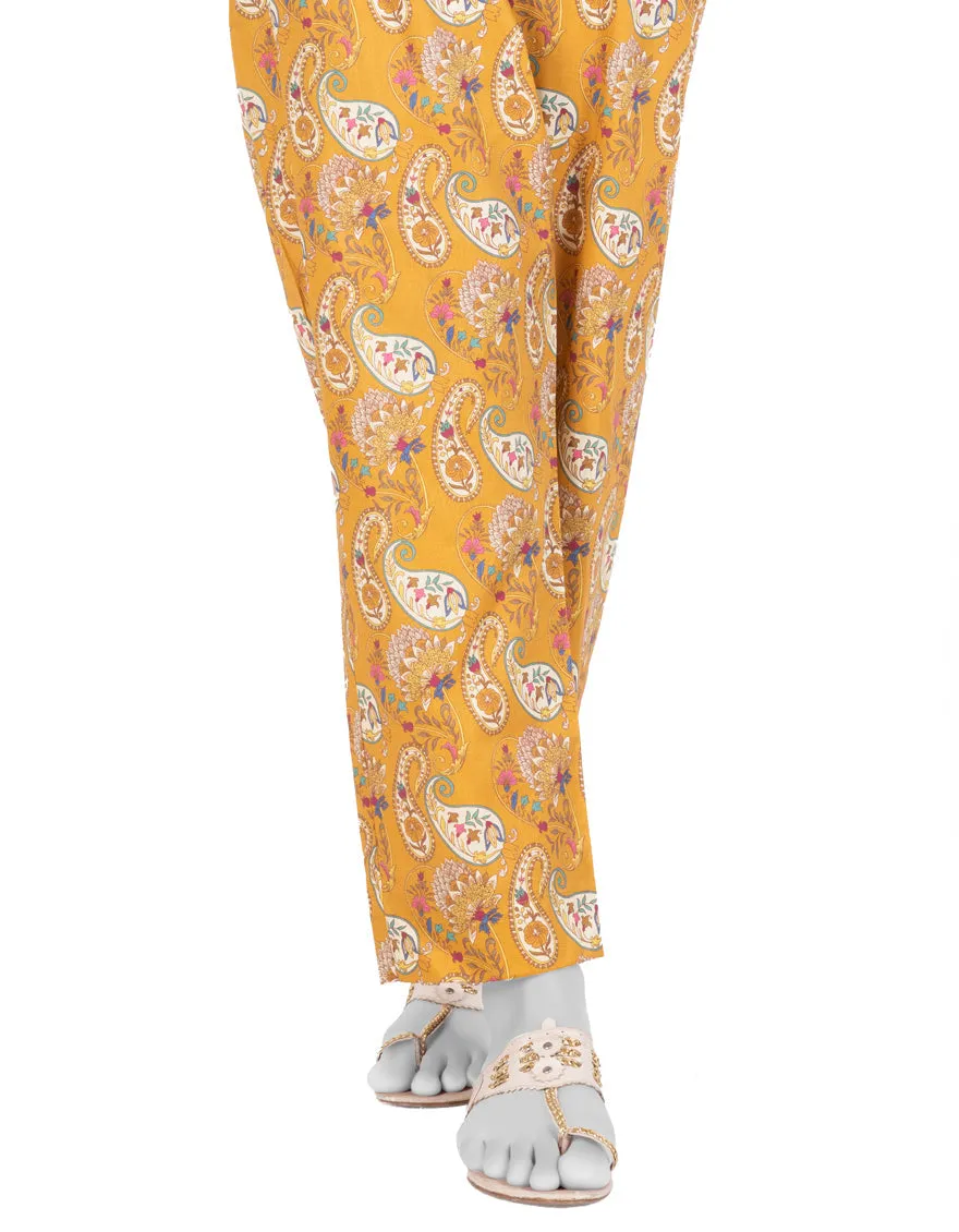 MUSTARD LAWN TROUSERS | JJLT-CD-05-306 sold by Junaid Jamshed