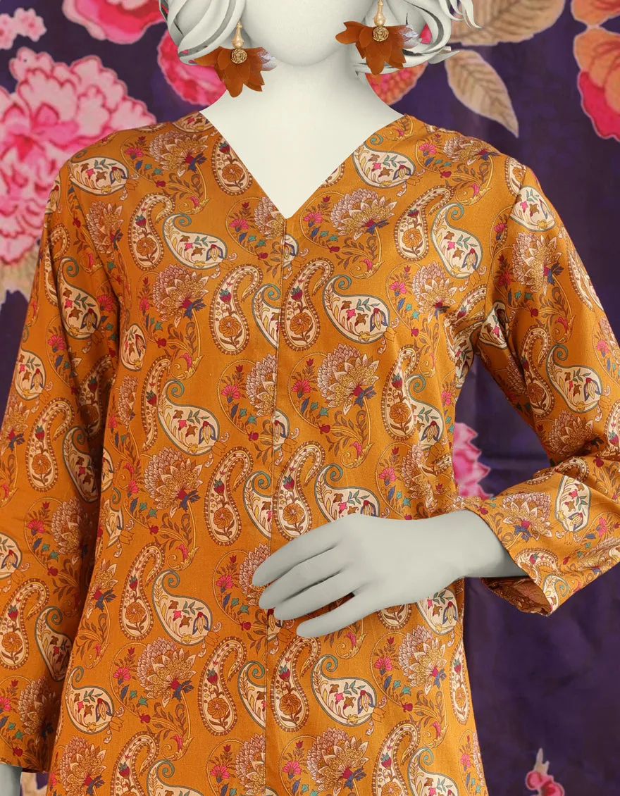 MUSTARD LAWN KURTI | JJLK-JSS-CD-05-306 sold by Junaid Jamshed product image thumbnail 3