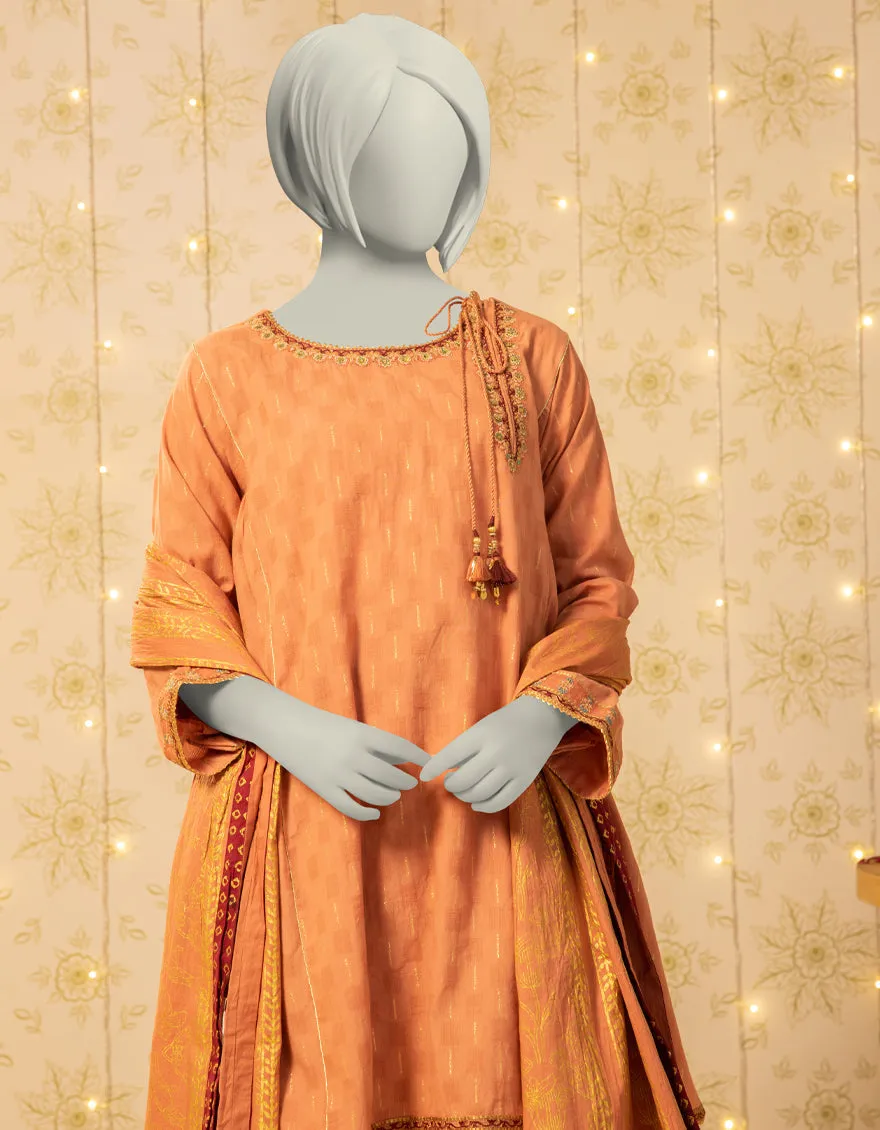 ORANGE DOBBY 2PC STITCHED | JGK-S-JTP-25-616 FB/DHANAK-06 sold by Junaid Jamshed product image thumbnail 3