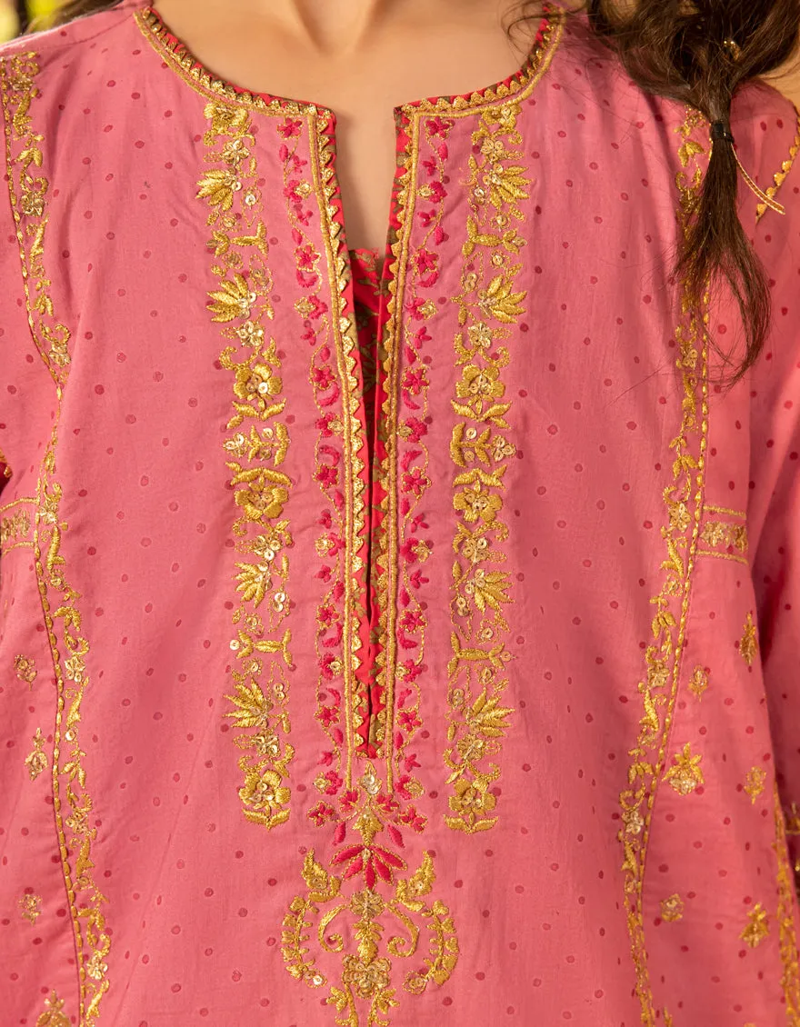 PINK LAWN 3PC STITCHED | JGKL-S-JGF-25-1902 FB/SHIREEN-02 sold by Junaid Jamshed product image thumbnail 3