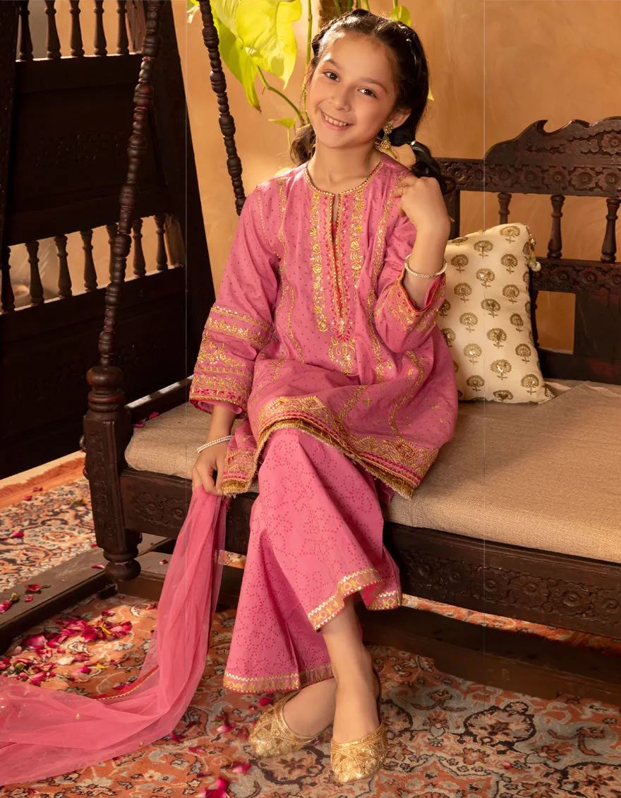 PINK LAWN 3PC STITCHED | JGKL-S-JGF-25-1902 FB/SHIREEN-02 sold by Junaid Jamshed